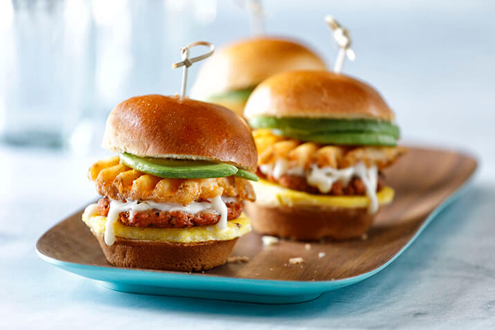 All Day Breakfast Sliders Recipe Image