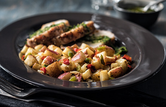 Simplot RoastWorks®Roasted Redskin Potatoes & Jalapeno Blend