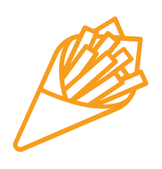 Profitable: Extra Long Fancy length fills containers and plates with fewer strips